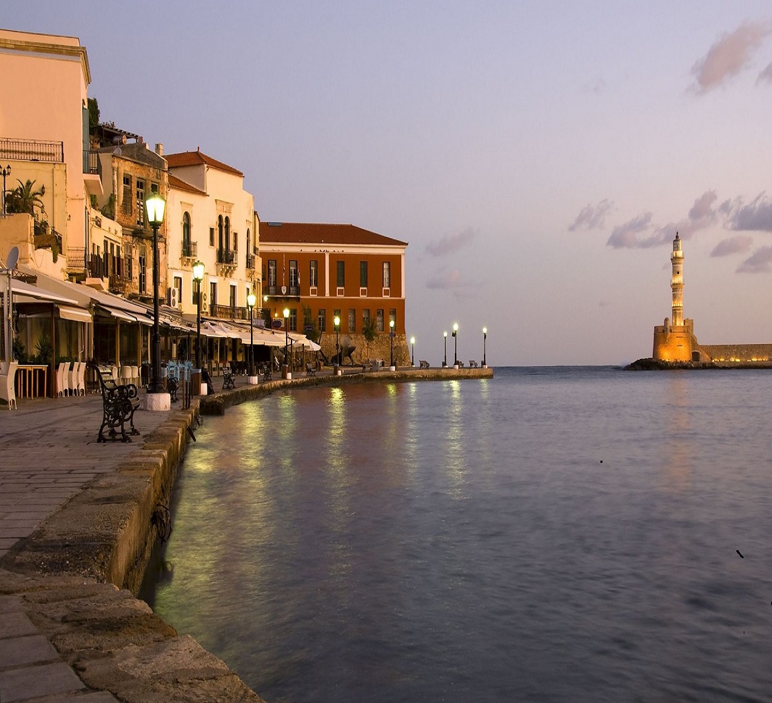 Visit Chania Old Port Places To Visit during your holidays at Villa Christiana Crete