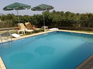 Villa Christiana swimming pool 